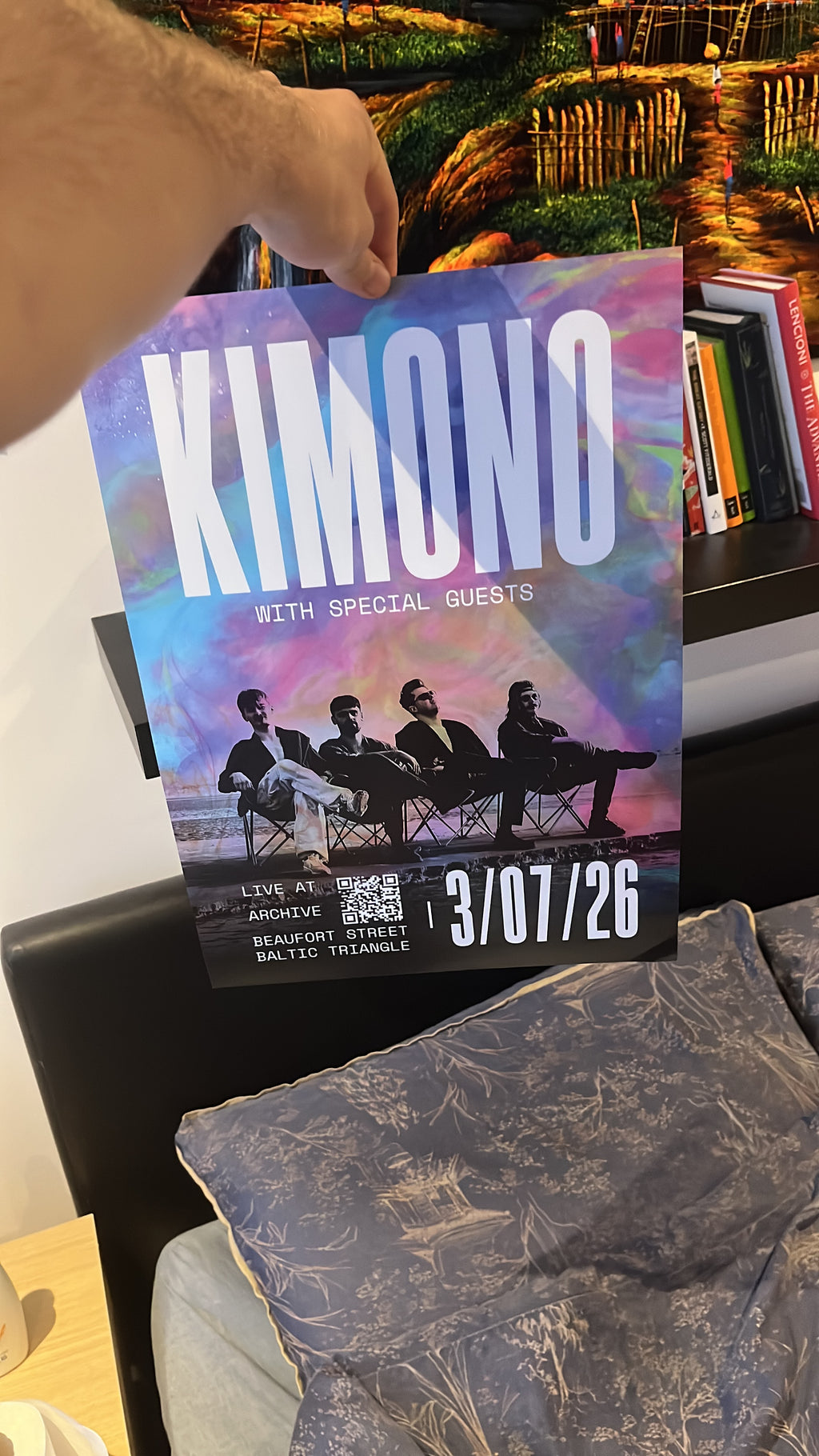 KIMONO ARCHIVE ALBUM LAUNCH GIG POSTER