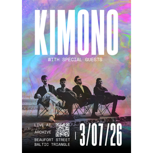 KIMONO ARCHIVE ALBUM LAUNCH GIG POSTER